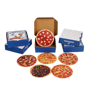 Sac et boîte en Mylar épais à finition mate ronde, anti-odeur, pour pizza, impression numérique, emballage Mylar 3.5 - Product Image 2