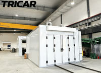 Four de séchage de peinture haute température TRICAR – Cabine de peinture électrique écologique pour revêtements et pulvérisation