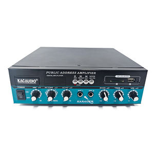 Hot Selling 60W Mini Portable Power Amplifier Professional 2-Channel Wireless Microphone <strong>Mixer</strong> Home <strong>Karaoke</strong> <strong>Sound</strong> Application - Product Image 3