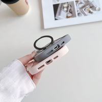 Coque de téléphone miroir givré mat pour iPhone 14 15 16 Pro, forme ondulée tendance, accessoires de maquillage pour téléphone portable pour iPhone 16 Plus