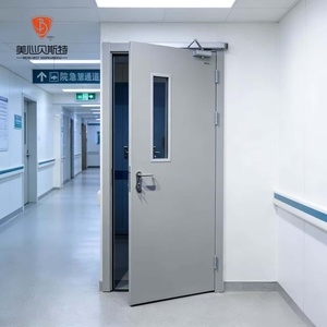 Puertas Cortafuego Modernas de Acero Mexin - Partición de Seguridad para Supermercados y Hospitales, Uso Interior/Exterior, Entrada de Garaje - Product Image 1