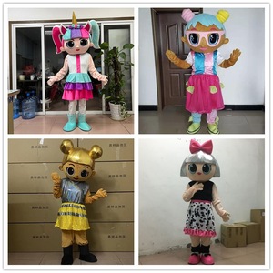 Costume de mascotte personnalisé Shengchi, adorable licorne, personnage <span class=keywords><strong>Lol</strong></span>, poupées <span class=keywords><strong>Lol</strong></span> Gilr, costume de mascotte pour la fête cosplay - Product Image 6