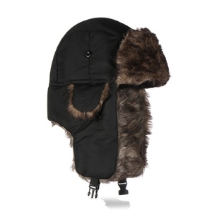 Kış Trapper şapka Ushanka Trooper havacılık şapka erkekler kadınlar için kar <span class=keywords><strong>Eskimo</strong></span> şapka soğuk hava için kulak kapakları ile - Product Image 1