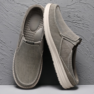 Mocassins mi-ouverts pour hommes en été, respirants et confortables. Chaussures décontractées pour hommes, chaussures pieds nus, chaussures pour garçons - Product Image 2