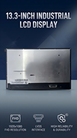 BOE DV133FHM-NN0 13,3 Zoll 1920x1080 IPS A-Si TFT LCD Bildschirm LVDS 300-500cd/m² Hohe Helligkeit Industrielles Display-Panel LED-Hintergrundbeleuchtung