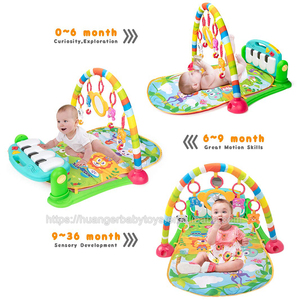 <span class=keywords><strong>Gimnasio</strong></span> de actividades musical con luz para bebés <span class=keywords><strong>HUANGER</strong></span>, piano, tapete de fitness y centro de actividades para bebés - Product Image 4
