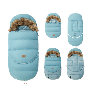 Sac de couchage pour <span class=keywords><strong>poussette</strong></span> Housbay, chaud pour l'hiver, avec couvre-pieds amovible, pliable, à capuche, matelassé, pour enfants de 0 à 3 ans - Product Image 5