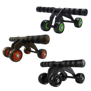 Ab Muscle Roller Abdominal Chakra Quatre Roues Sain Ventre Roue Nouveau Rouleau Roue ab Exercice Pull Core Formation <span class=keywords><strong>Gym</strong></span> Sports - Product Image 6