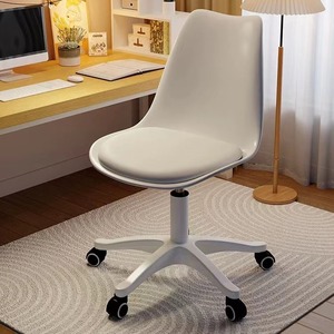Silla elevadora giratoria para el hogar, silla elevadora de plástico transparente, silla de comedor sencilla, muebles con ruedas para ocio - Product Image 6