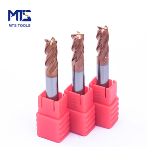 Fraise plate à 4 cannelures en carbure monobloc pour acier au carbone Acier allié Fonte Acier inoxydable - Product Image 5