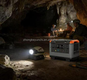 Alimentation électrique portable d'urgence 2,4 kW 2000 Wh, alimentation bidirectionnelle pour le camping en plein air - Product Image 5