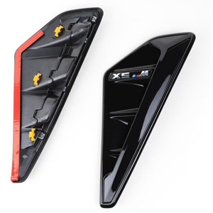 Pour BMW G05 X5 F95 X5M 2019-21, style compétition, garnitures de pare-chocs en plastique <span class=keywords><strong>ABS</strong></span> noir, emblèmes latéraux, marqueurs de pare-chocs - Product Image 3