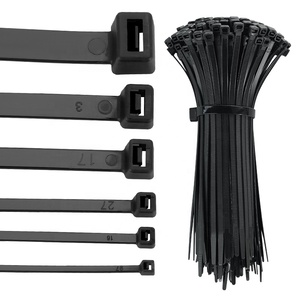 Premium Nylon 66 <strong>Zip</strong> Ties Self-Locking Cable <strong>Fasteners</strong> High Quality Material Fast Delivery - Product Image 1