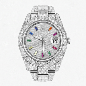 นาฬิกาควอทซ์ประดับเพชรสำหรับผู้ชายคอลเลกชันหรูหรา VVS 1สุดหรูมีความคมชัด - Product Image 1