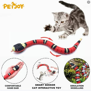 Jouets interactifs rechargeables par USB de petite taille pour chats, jouet électronique moderne et intelligent pour animaux de compagnie en caoutchouc à induction <span class=keywords><strong>électrocinétique</strong></span> - Product Image 1