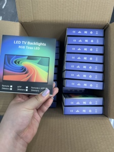 RGB <span class=keywords><strong>LED</strong></span> Thông Minh Âm Nhạc Đồng Bộ Dải Đèn Điều Khiển Bằng Giọng Nói Và Kết Nối USB Màu-Thay Đổi Đèn Cho Phòng Ngủ TV Đảng - Product Image 5