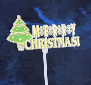 Set de Adornos para Pastel de Navidad con Variedad de Decoraciones, Banderines para Fiestas, Postres, Repostería y Golosinas Navideñas - Product Image 1