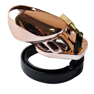 Dispositivo de castidad masculino metálico Jaula para pene Jaula de castidad con anillos - Product Image 2