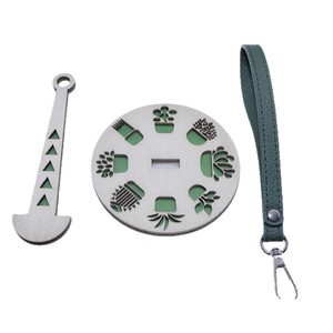 <span class=keywords><strong>Porte</strong></span>-fil de poignet portable Support de fil de poignet portable Artisanat en <span class=keywords><strong>bois</strong></span> personnalisable - Product Image 5