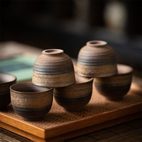Harmony gros fait à la main poterie japonais Antique Vintage Kung Fu expresso café eau poterie tasse à thé