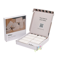 Boîte d'emballage pour pilules en carton écologique avec lamination mate et insert en carton personnalisé avec conception gratuite
