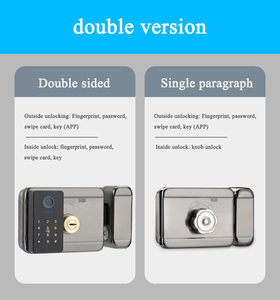 Ttlock Tuya Smart Biometrische Beide Zijden Dubbele Vingerafdruk Elektronische Poort Deurslot Digital Key Ic Card Unlock - Product Image 3