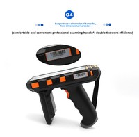 Collecteur de données RFID portable UHF pour la gestion de l'identification animale, portée de lecture longue distance de 5 mètres, vente en gros