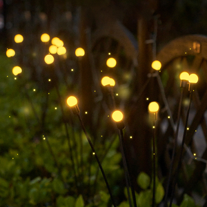 <span class=keywords><strong>Solar</strong></span>-Gartenleuchten, Wasserdichte LED-Glühwürmchen-Gartendekoration für Außenbereich, Rasen- und Bodenstecker-Leuchten - Product Image 3