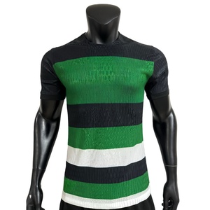 Lizbon Portekiz 24-25 Kulüp Erkek Futbol Forması Çizgili Stil Yaz Otomatik Kesim %100 Polyester Oyuncu ve Taraftar Versiyonu - Product Image 3