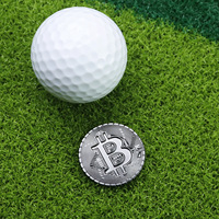 Clip de chapeau magnétique créatif en métal en forme de club avec marqueur de balle de golf, haute qualité, très vendu