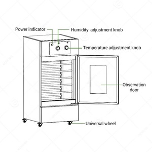 Petite Chambre de Fermentation de Boulangerie, Étuve de Pousse Réfrigérée, Équipement de Machine à Pâtisserie <span class=keywords><strong>Électrique</strong></span> avec Chauffage - Product Image 5