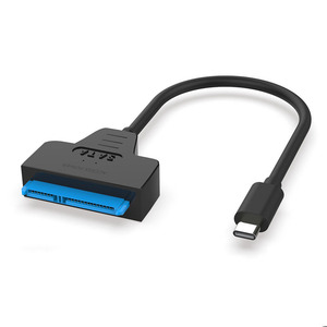 อะแดปเตอร์แปลงสายเคเบิล <span class=keywords><strong>SAT</strong></span> เป็น USB Type C สำหรับเชื่อมต่อแล็ปท็อปกับฮาร์ดไดรฟ์ SSD HDD ขนาด 2.5 นิ้ว ความยาว 25 ซม. - Product Image 2