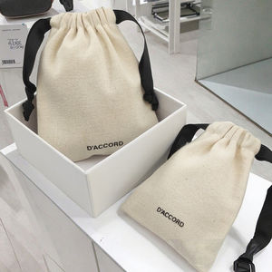 Wholesale Custom Large Capacity Recyclable Storage Drawstring Canvas Pocket Luxury <strong>Dust</strong> <strong>Bag</strong> Packaging Handbags - Product Image 1