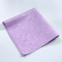 Serviette en tissu jacquard polyester de qualité supérieure 48x48cm, pliable, carrée, pour la décoration de table d'hôtel, de mariage, de banquet ou de restaurant