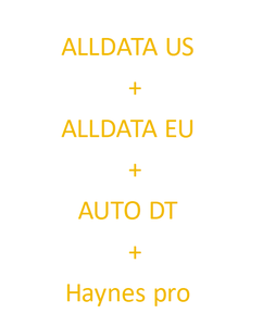 <strong>Newest</strong> 2025 Alldata Auto Data Haynes <strong>Pro</strong> 4-in-1 Workshop Car Repair <strong>Tool</strong> with Obdok Cable Online Automatic Updates - Product Image 1