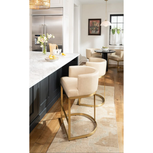 Animal Hyde/Hide/Leather upholstered in leather ,stainless steel Durable High Bar <b>Stool</b> for Home Bar & <b>Dining</b> Room - Product Image 4