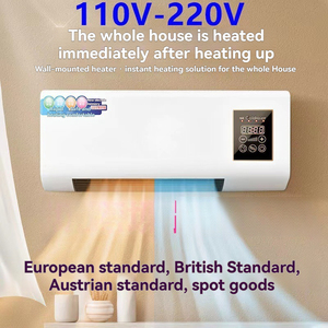 Climatiseur portable à double usage chaud/froid, <span class=keywords><strong>ventilateur</strong></span> de <span class=keywords><strong>chauffage</strong></span> pour salle de bain, <span class=keywords><strong>chauffage</strong></span> mural pour la maison, la chambre à coucher, utilisation hivernale - Product Image 2