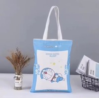 Sacs fourre-tout en toile de coton MerryPack pour femmes, avec logo personnalisé, motif lettres, poignée supérieure, bandoulière, taille moyenne, réutilisables, sac cadeau
