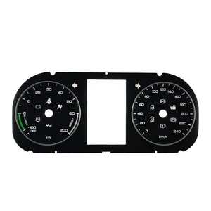 New Design 3D Dial Graphic Overlay Digital Car Facia Dashboard Instrument Cluster Odometer Auto Meter Gauges Accessories