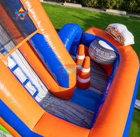 Parcours d'obstacles gonflable en PVC écologique, personnalisable pour événements sportifs, carnavals scolaires et locations de fêtes