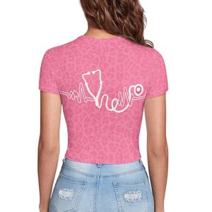 Conception unique infirmière médicale femmes T-shirts d'été T-shirts personnalisés pour les femmes Spencer respirant vente directe d'usine - Product Image 3