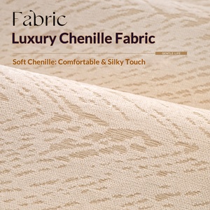 Funda de Cojín de Sofá de Chenilla de Alta Gama Estilo Crema, Apta para Todas las Estaciones, Antiarañazos para Gatos, <span class=keywords><strong>Tela</strong></span> Antideslizante - Product Image 3