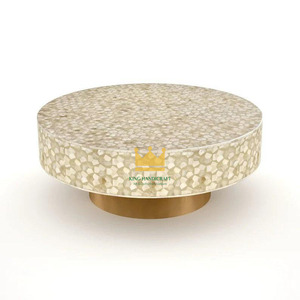 โต๊ะกาแฟตกแต่งห้องนั่งเล่นอเนกประสงค์ทันสมัยหรูหราประดับมุกเวียดนาม - Product Image 2