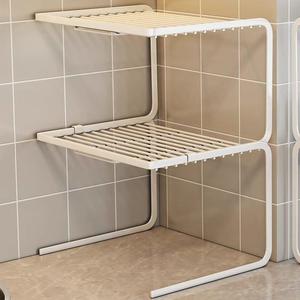 Estante de Almacenamiento Plegable de Estilo Tibetano <span class=keywords><strong>para</strong></span> Montar en la Pared de la Cocina, Organizador de Utensilios de Cocina, Estante <span class=keywords><strong>para</strong></span> Ollas - Product Image 1