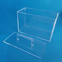 Plateaux en verre de quartz résistants aux hautes températures 1200°C et à la corrosion, récipients en verre de quartz
