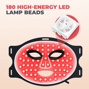 <span class=keywords><strong>Masque</strong></span> facial LED OEM, thérapie par lumière rouge, <span class=keywords><strong>masque</strong></span> facial en silicone LED, <span class=keywords><strong>appareil</strong></span> de beauté - Product Image 2