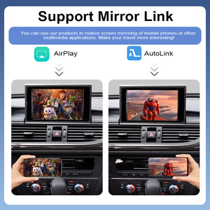Không dây Carplay Adapter cho Audi A6 S6 A7 S7 2012 2018 <span class=keywords><strong>Android</strong></span> giao diện tự động với gương liên kết Airplay camera phía sau tích hợp - Product Image 3