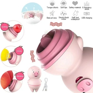 Vibratore a Forma di Lingua per Clitoride <span class=keywords><strong>e</strong></span> Capezzoli, Massaggiatore per Orgasmo Rapido, Giocattoli Erotici per Adulti - Product Image 2