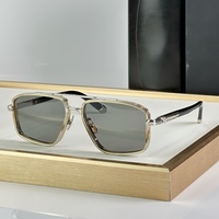 MAY NANAI 57-17-145 Lunettes de soleil de haute qualité pour hommes et femmes, lunettes de soleil de créateur, style punk classique, luxe, acétate, UV400