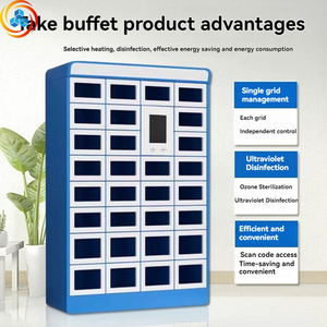 Intelligent Assembled Metal Food Delivery Locker Combination Lock Electronic QR Code Scanning Eco-Friendly Durable System for - Product Image 5